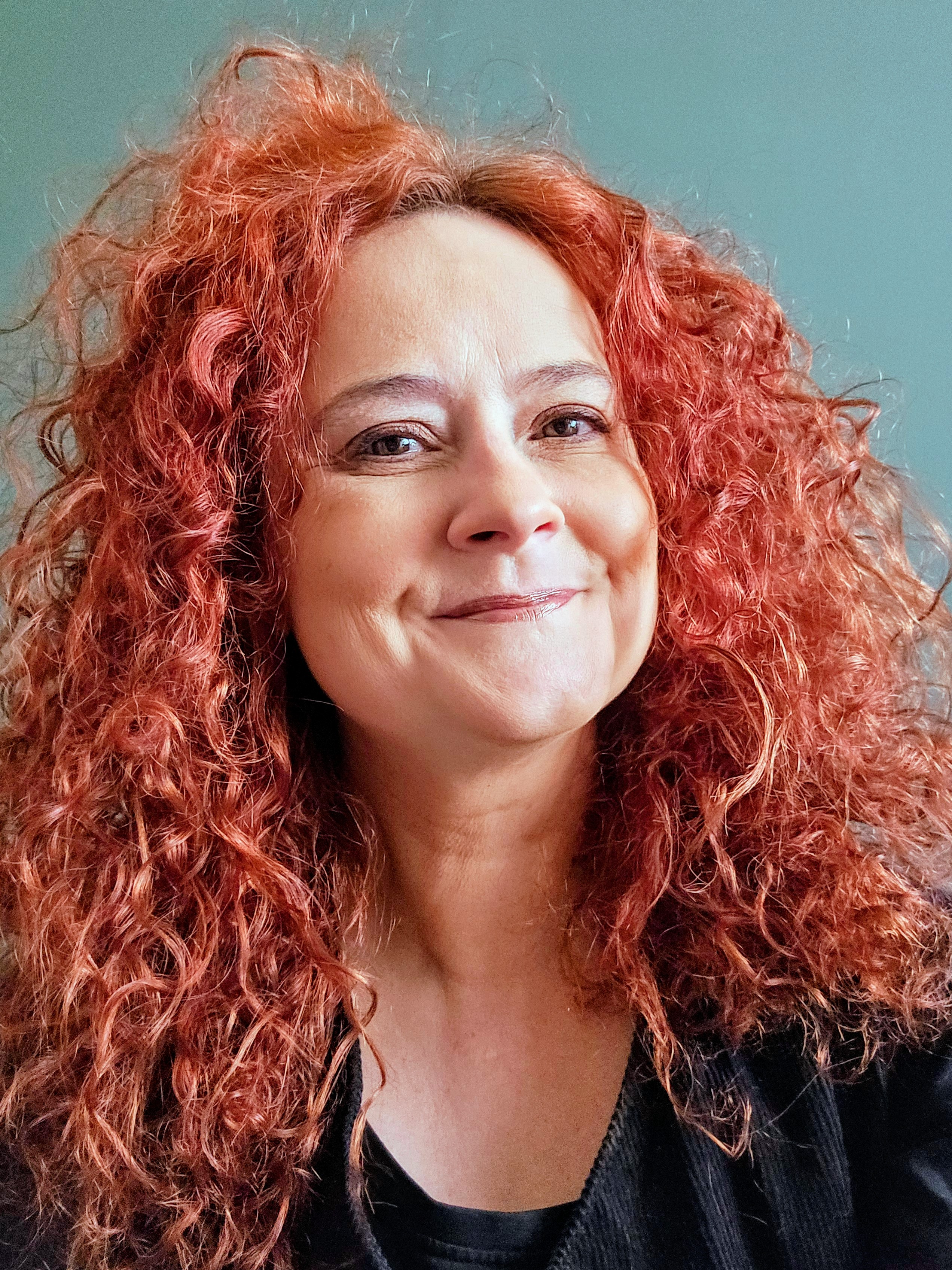Isabelle tijdens een lezing